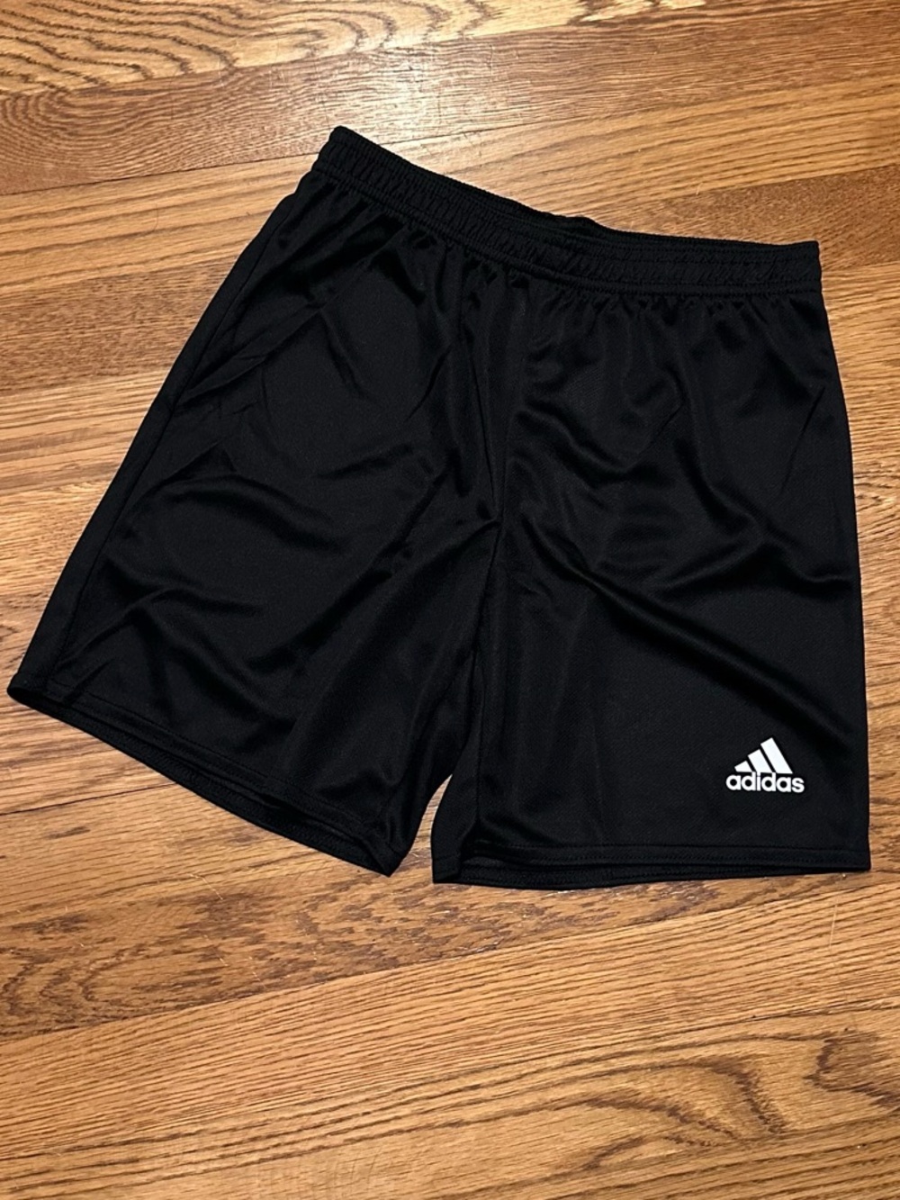 Brand NWT Adidas black soccer shorts